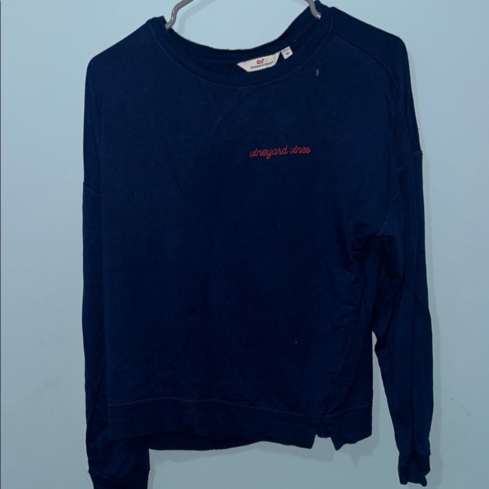Vineyard Vines Blue Crew Neck Sweater